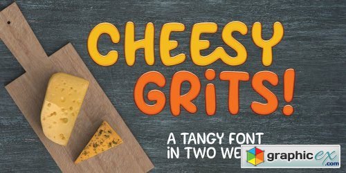 Cheesy Grits Font Family - 2 Fonts