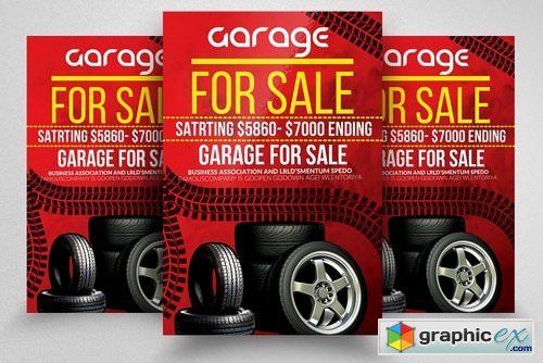 Garage Sale Promotion Poster