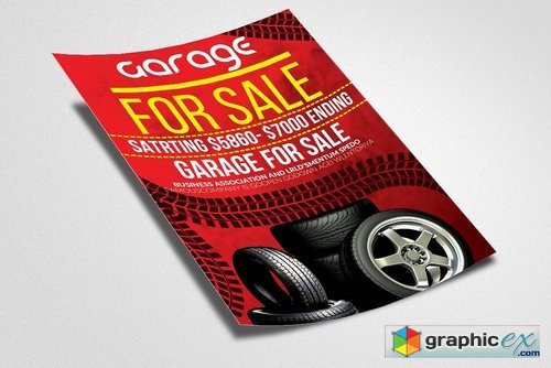 Garage Sale Promotion Poster