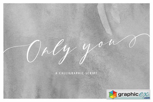Only You A Calligraphic Script