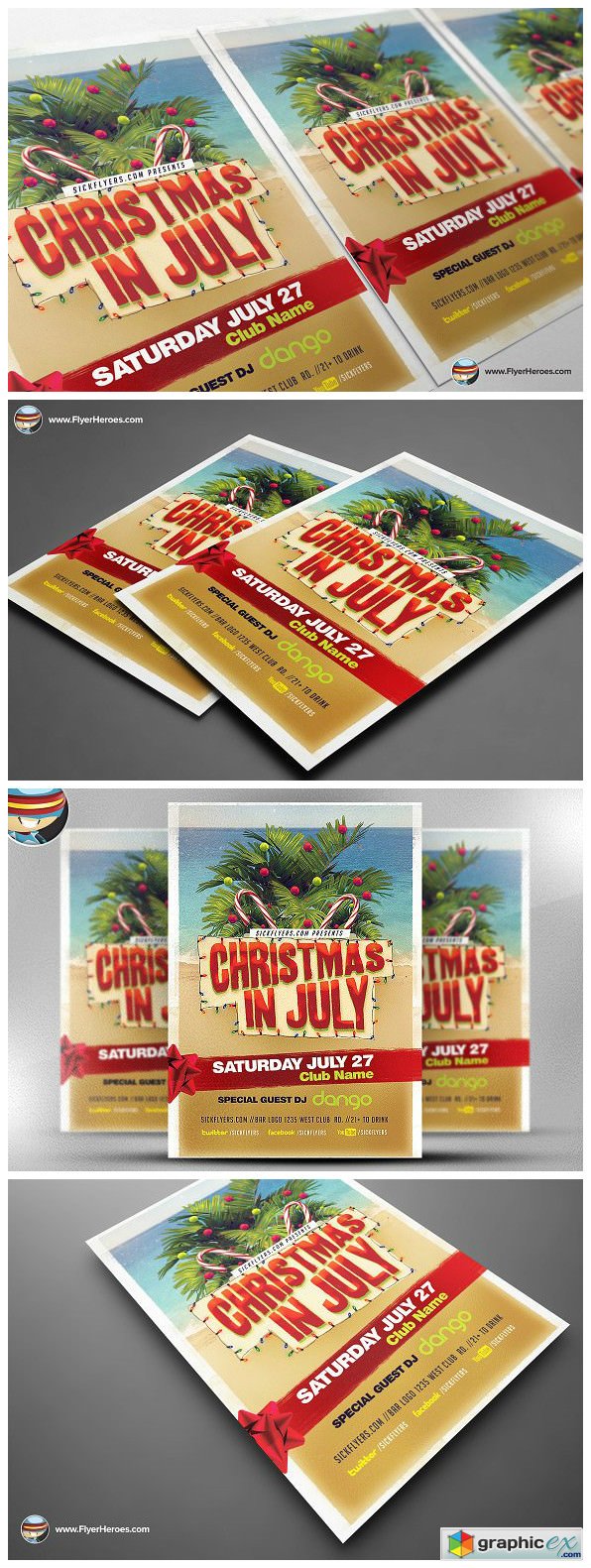 Christmas in July Flyer Template v2