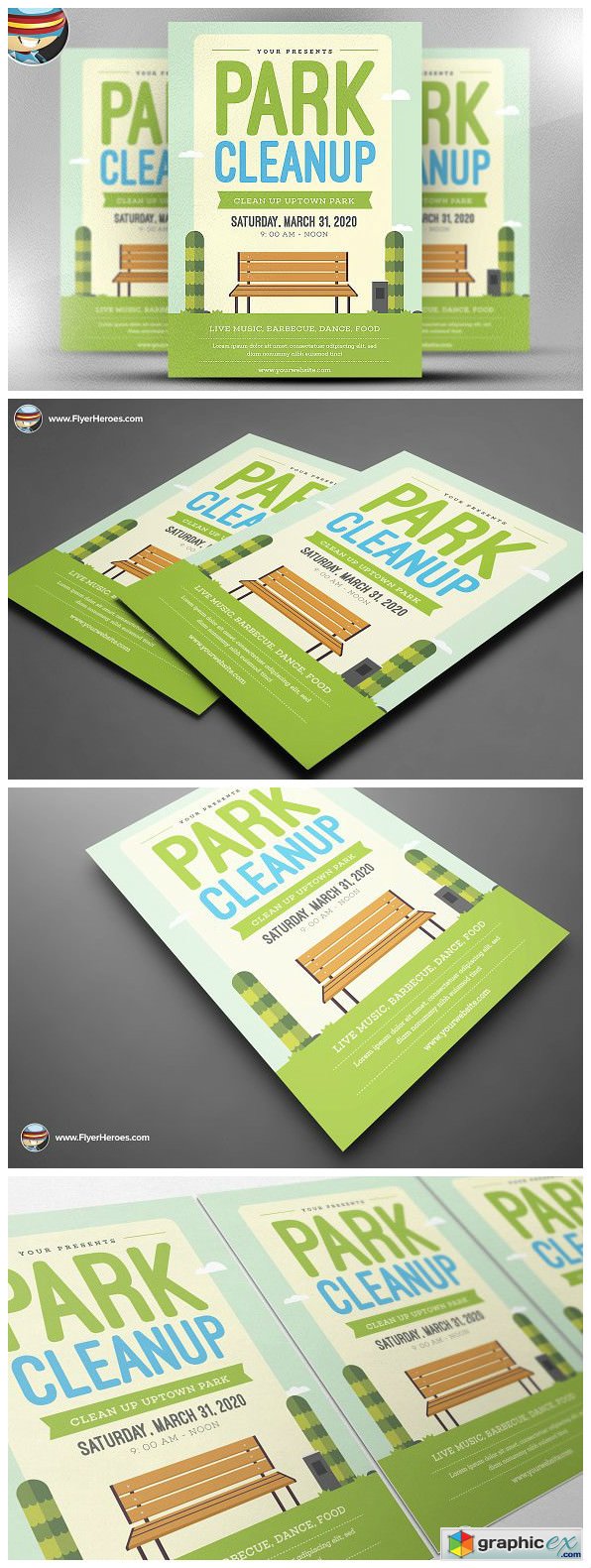 Park Clean-up Flyer Template