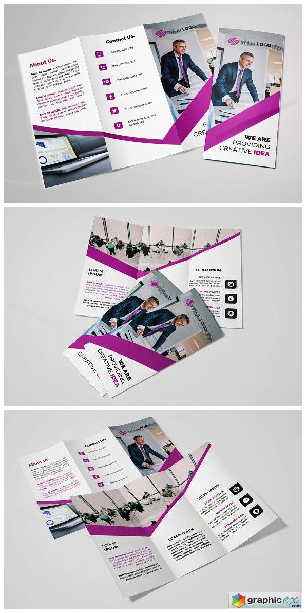 Business Trifold Brochure 2291283