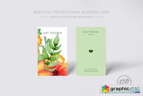 Beautiful creative art business Card 2297651