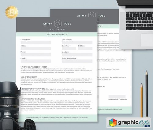 Session Contract Form Template SC002