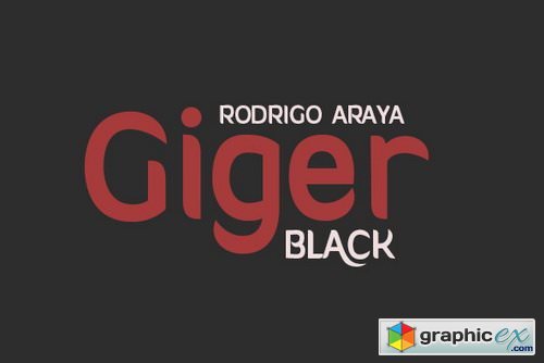 Giger Black Font