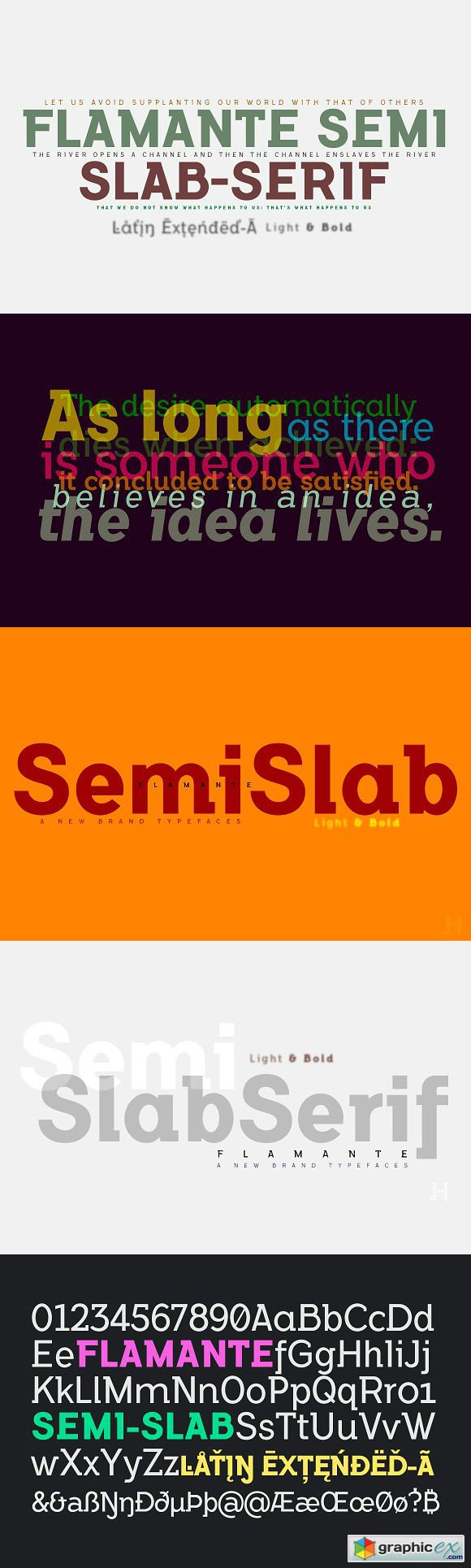 Flamante SemiSlab Light & Bold