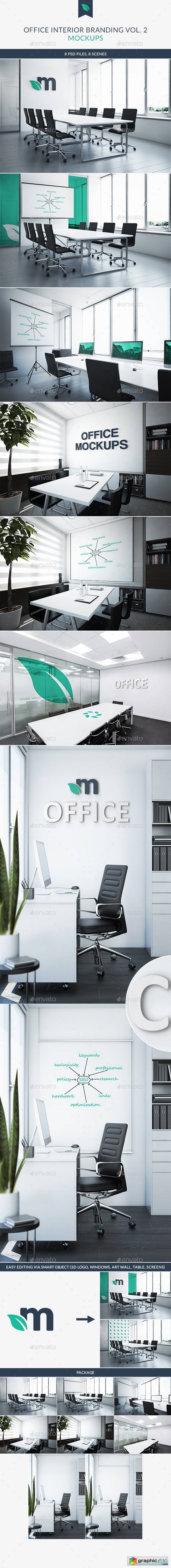 Office Interior Branding Mockups Vol2