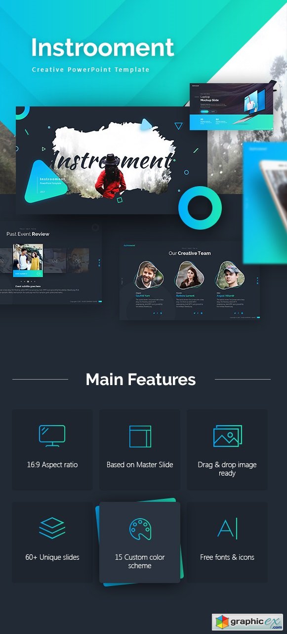 Instrooment Creative PowerPoint Template