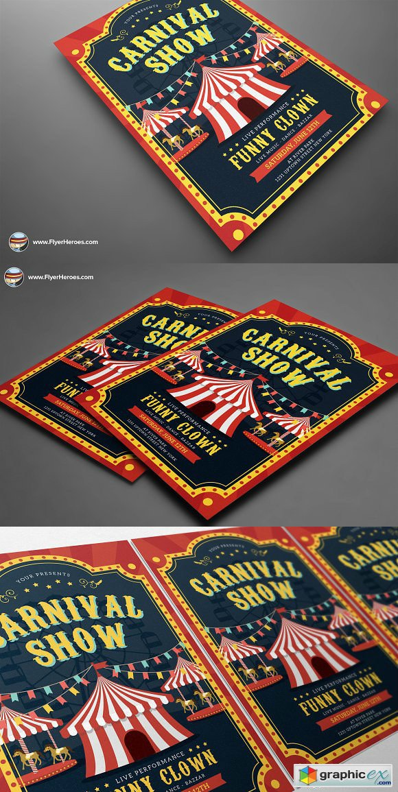 Carnival Show Flyer Template