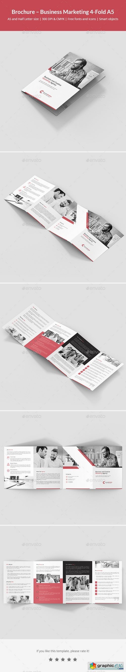 Brochure  Business Marketing 4-Fold A5
