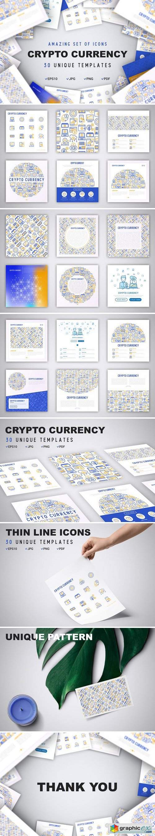 Crypto Currency Icons Set | Concept