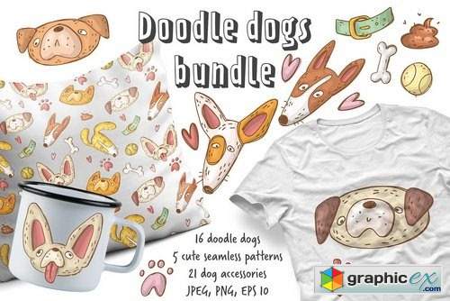 Doodle dogs collection