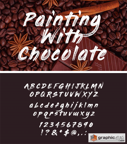 Painting with Chocolate Font