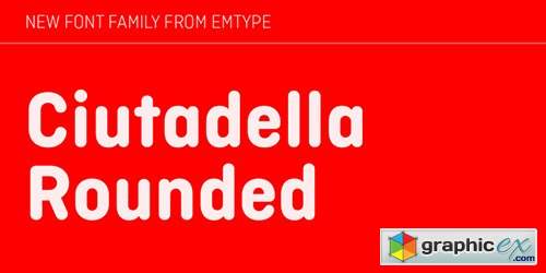Ciutadella Rounded Font Family 10xTTF $250