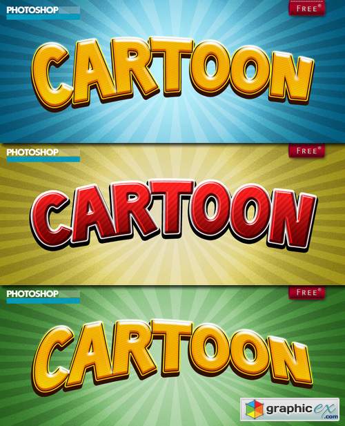 Cartoon Styles for Photoshop ASL