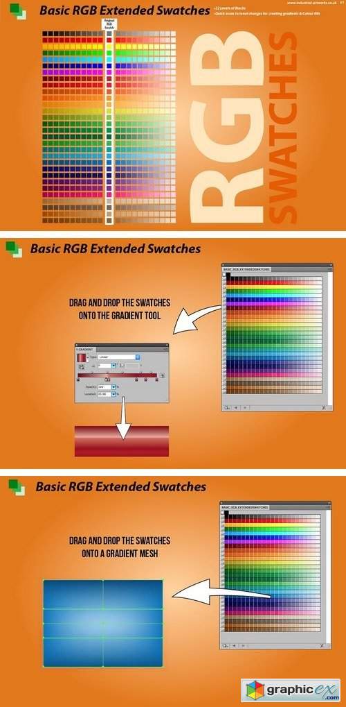 RGB Extended Swatches Illustrator