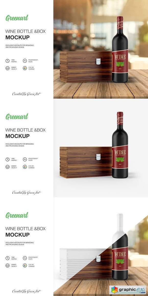 Wine Bottle Width Box