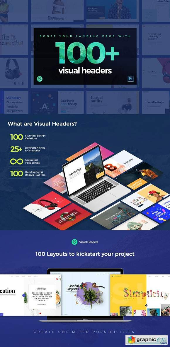 100 Visual Website Headers