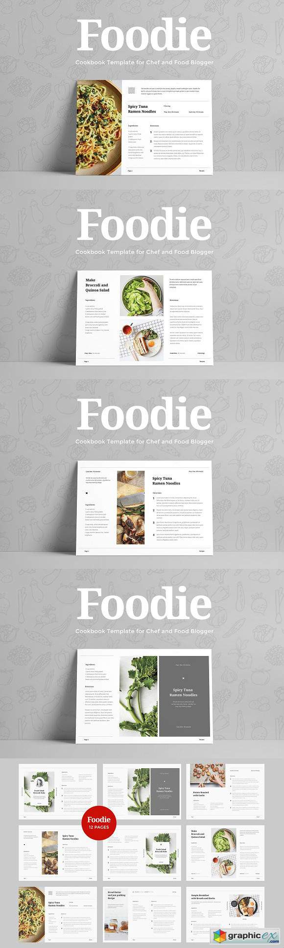 Foodie - Cookbook Template