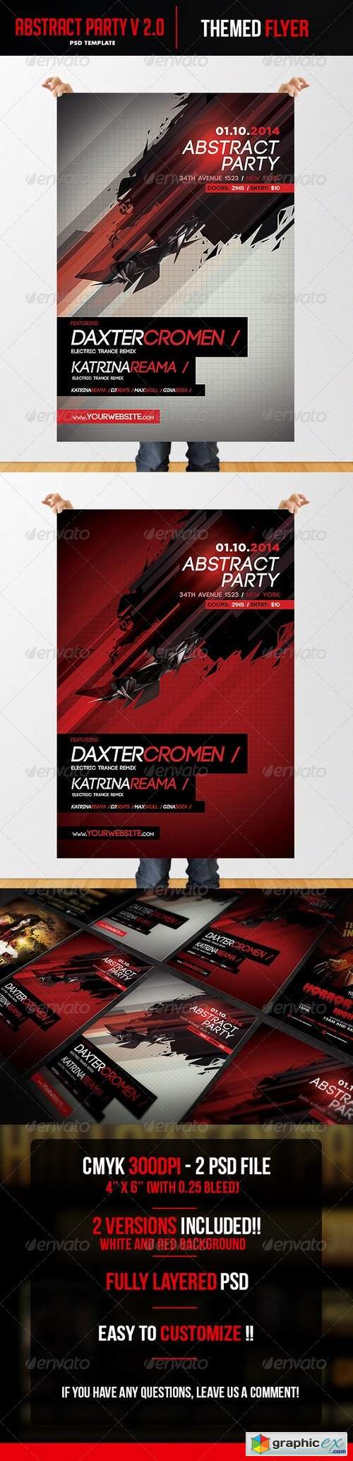 Abstract V2 Flyer Template