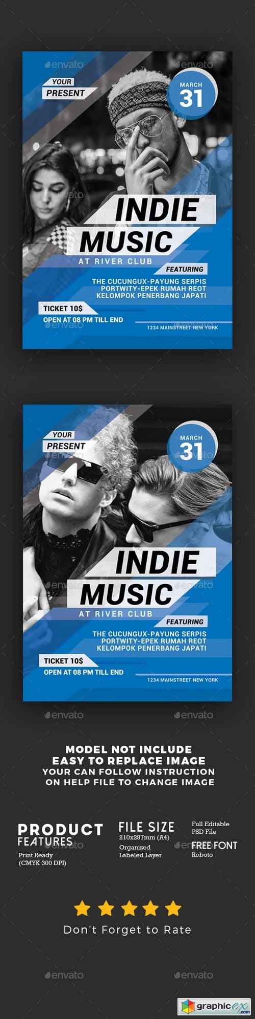 Indie Music Event Flyer