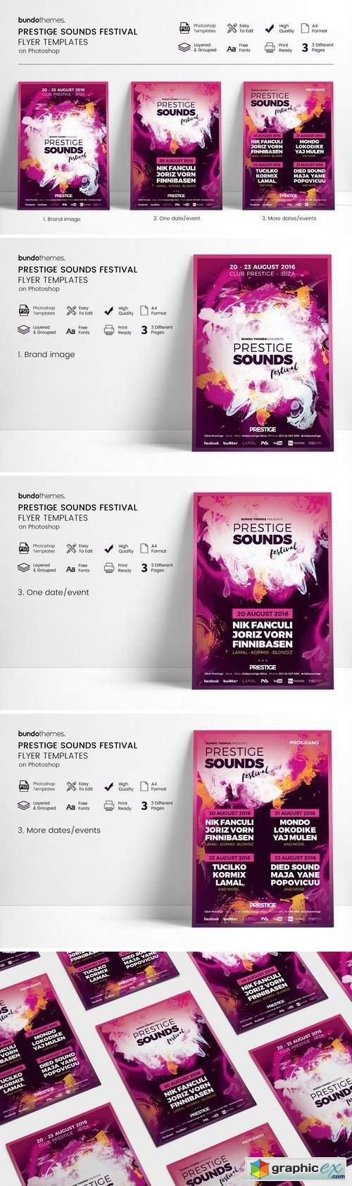 Prestige Sounds Festival Flyer