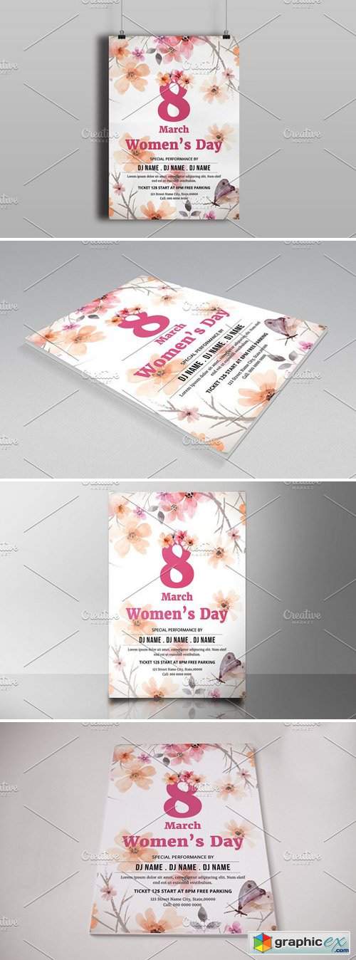 Women's Day Flyer -V780