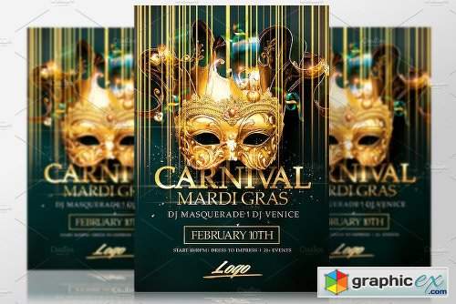 Mardi Gras | Carnival Flyer
