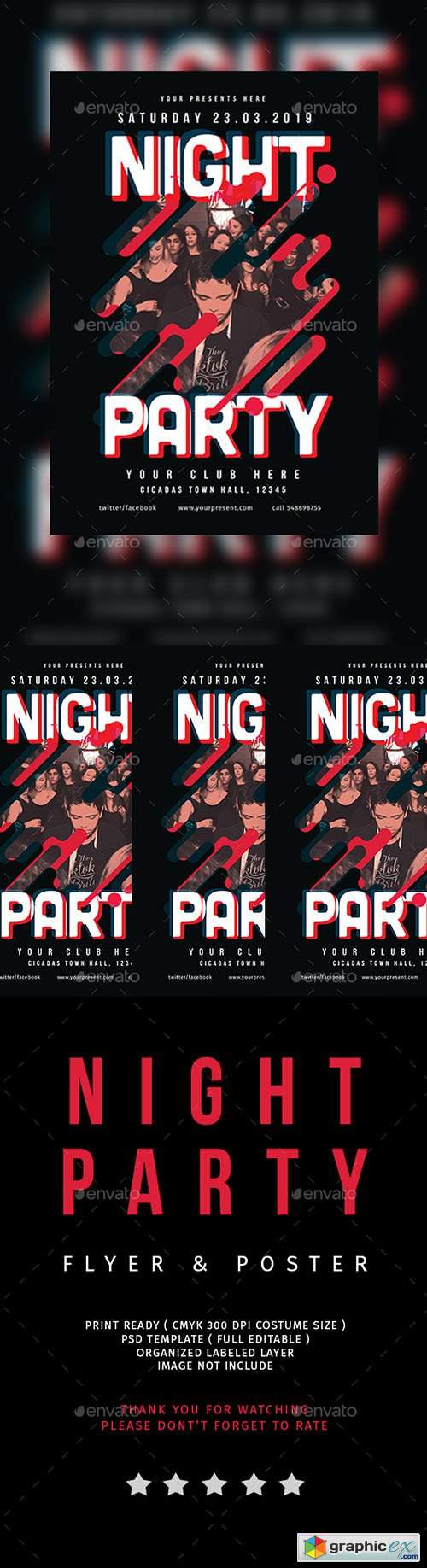 Night Party Flyer Vol.2