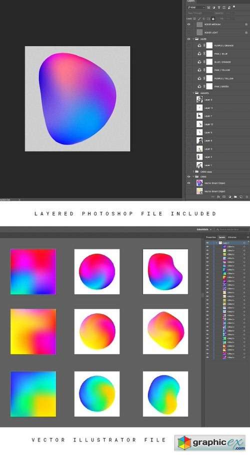 Abstract Gradient Pack 01