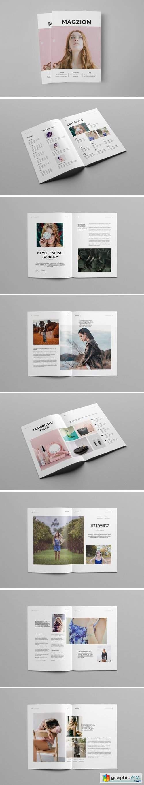 Creative Minimal Fashion Magazine