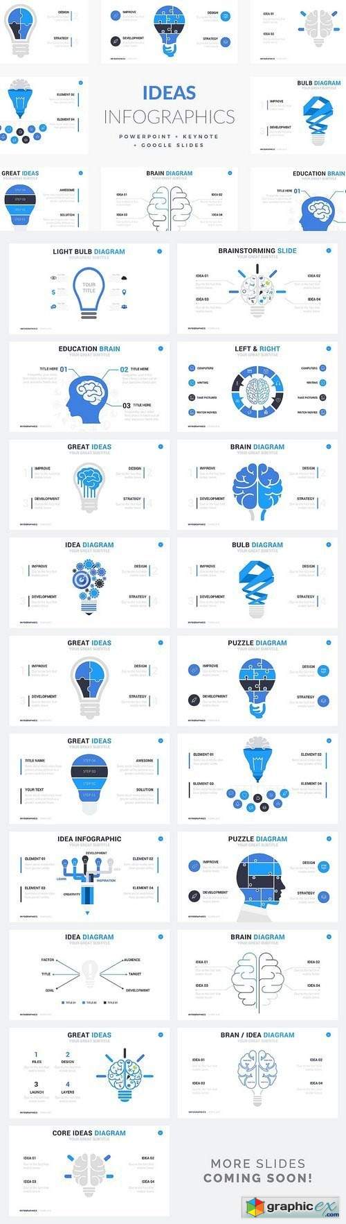 Ideas Infographics | PPT - KEY - GS