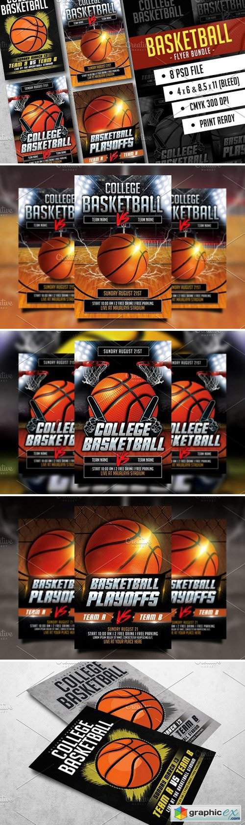 Basketball Flyer Bundle