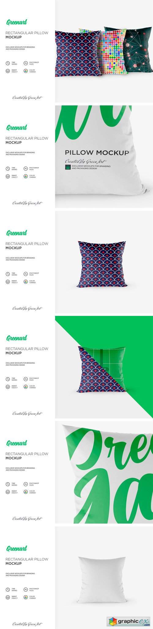 Rectangular Pillow Mockup