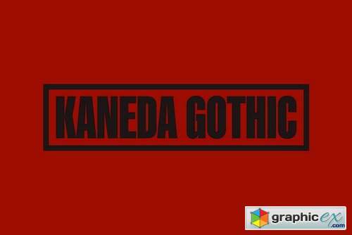 Kaneda Gothic Font Family