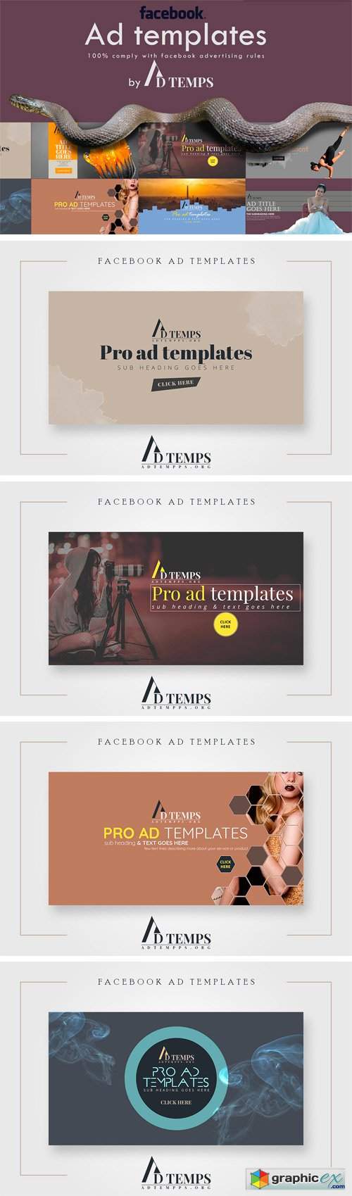 Facebook Ad Template Pack 01