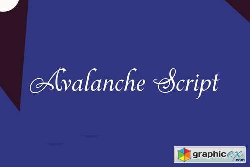 Avalanche Script Font