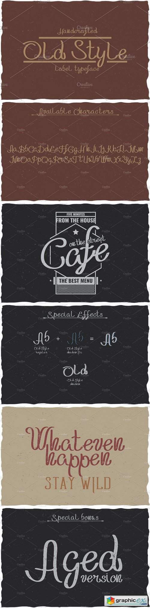 Handcrafted Old Style Label Typeface