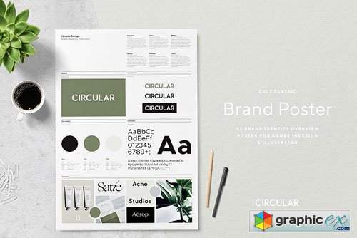 CULT CLASSIC Brand Identity Poster