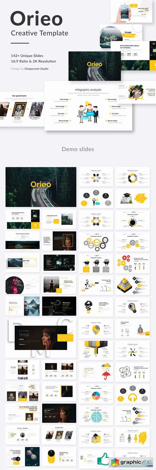 oreo creative keynote template  u00bb free download vector