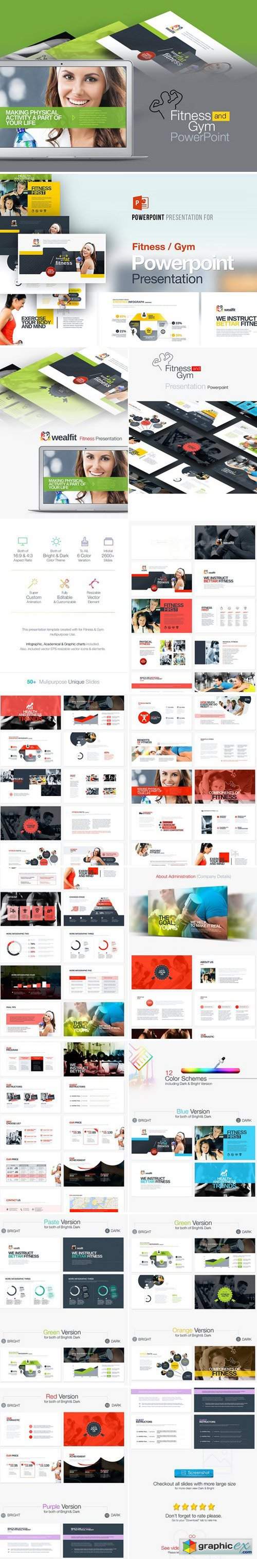 Fitness & Gym Powerpoint Template
