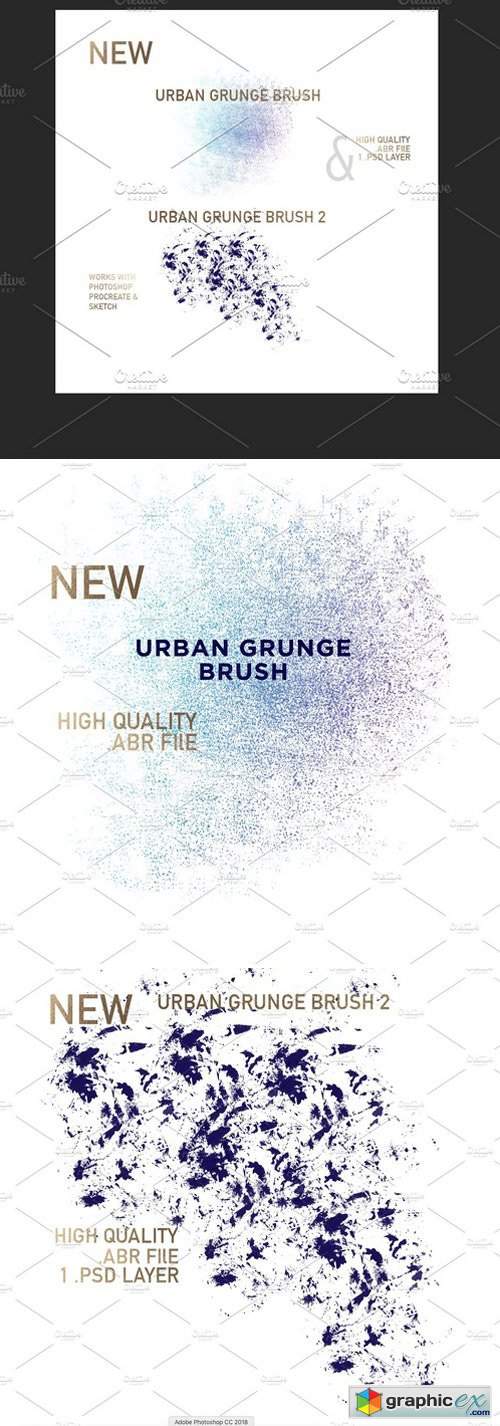 Urban Grunge Brush Set