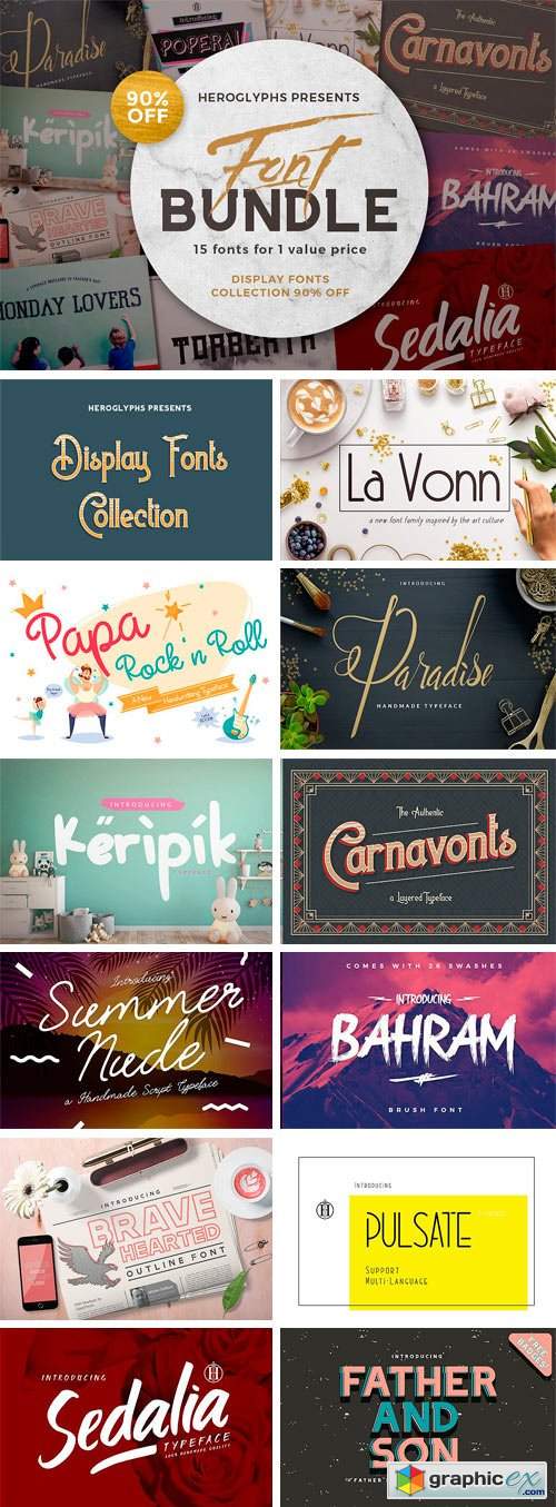 Display Font Collection