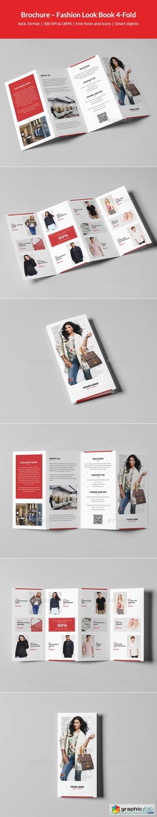 Brochure – Fashion Look Book 4-Fold