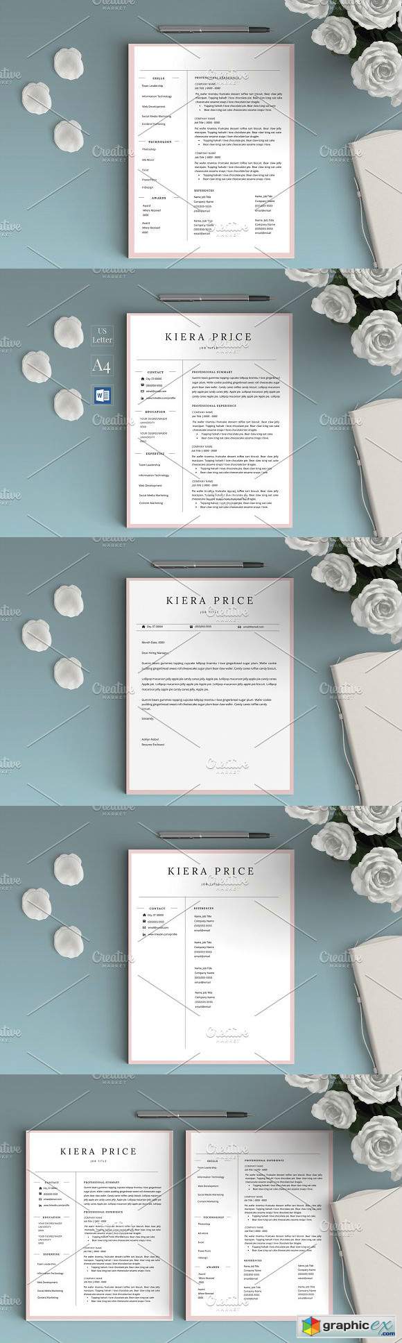 Word CV Resume - Kiera