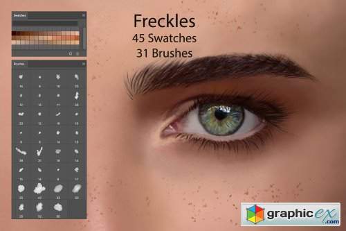 FrecklesSwatches for DigitalPainting