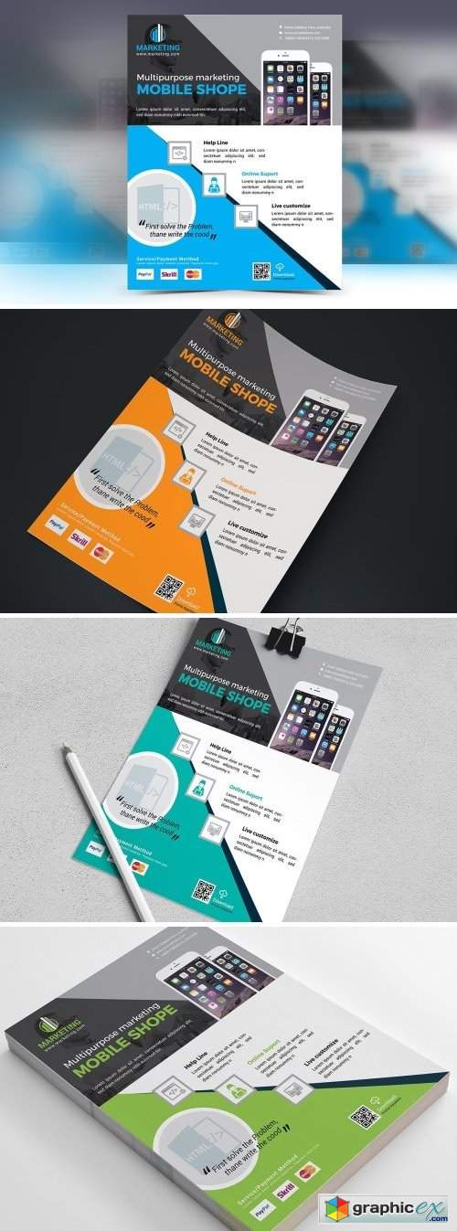 Mobile App Business Flyer | Vol. 02