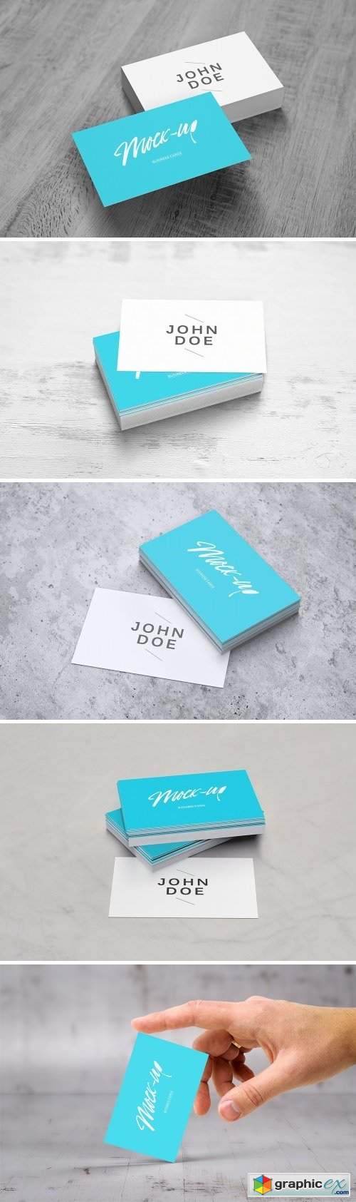 Business Card Mock-up 85 x 55