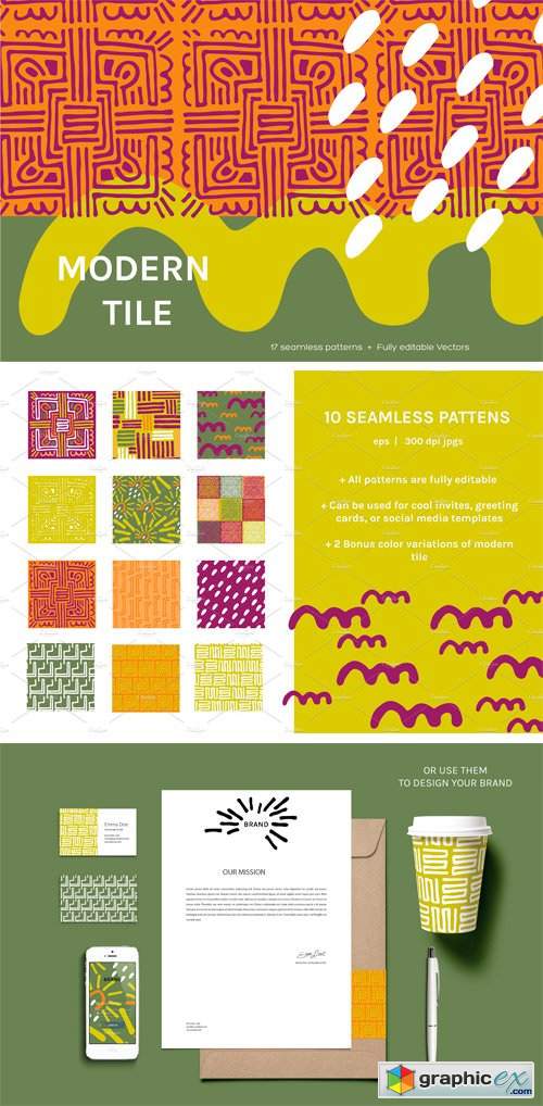 Modern Tile | Seamless Patterns